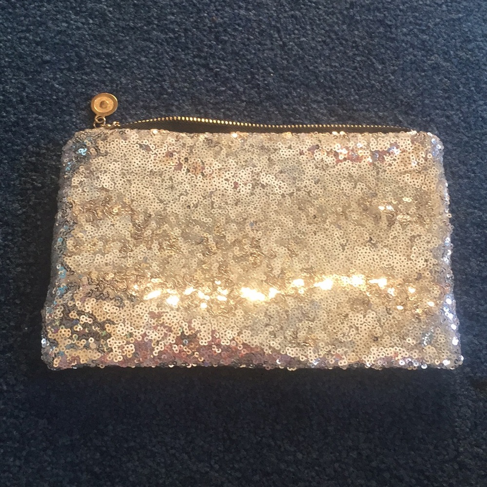 Sequined Makeup Pouch